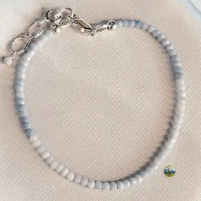 Owyhee Opal Micro Faceted Bracelet for Inner Strength and Peace