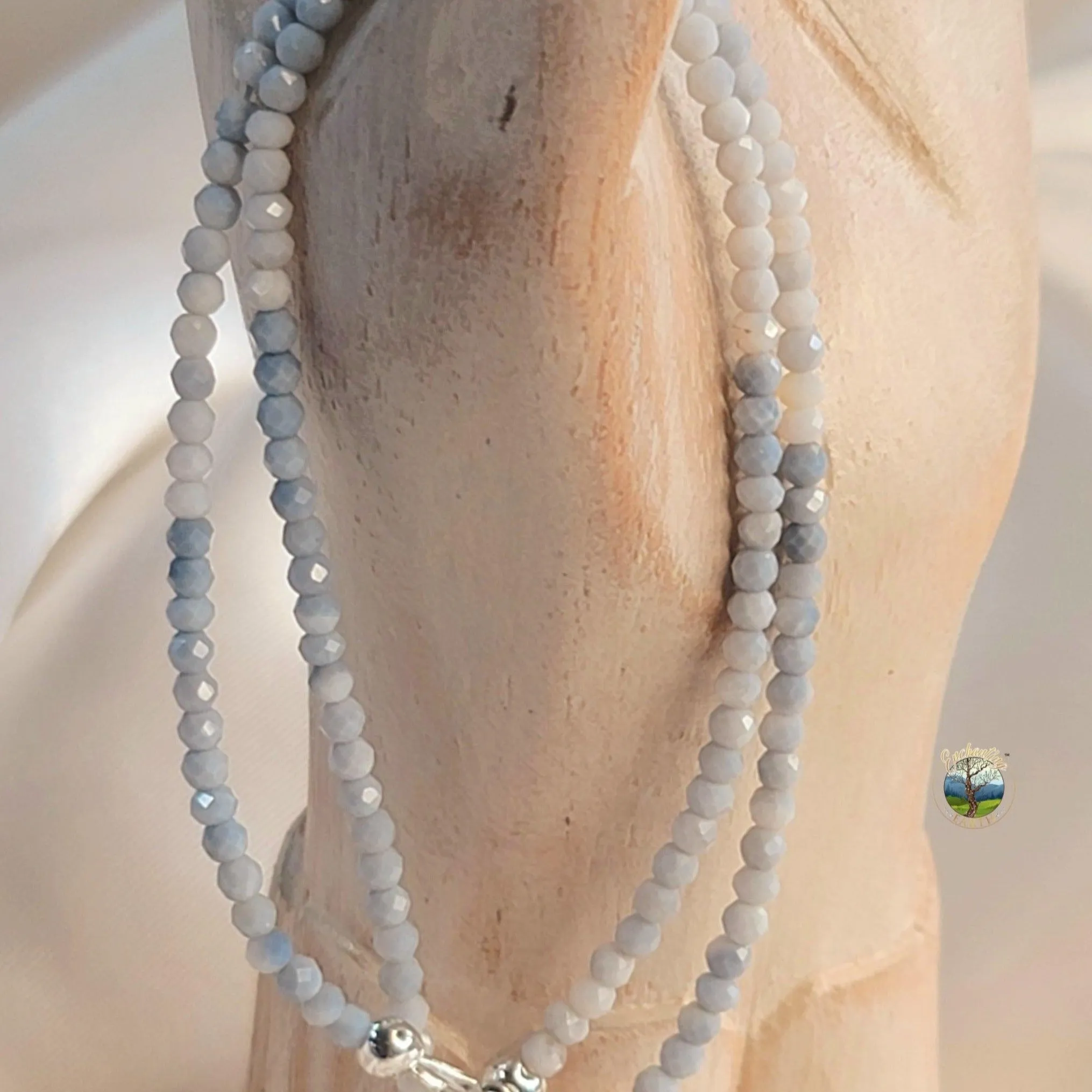Owyhee Opal Micro Faceted Bracelet for Inner Strength and Peace
