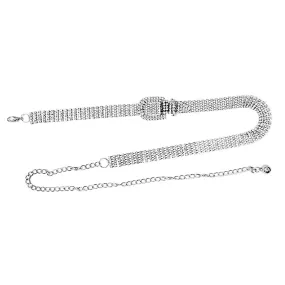 Pave Crystal Rectangle Belt