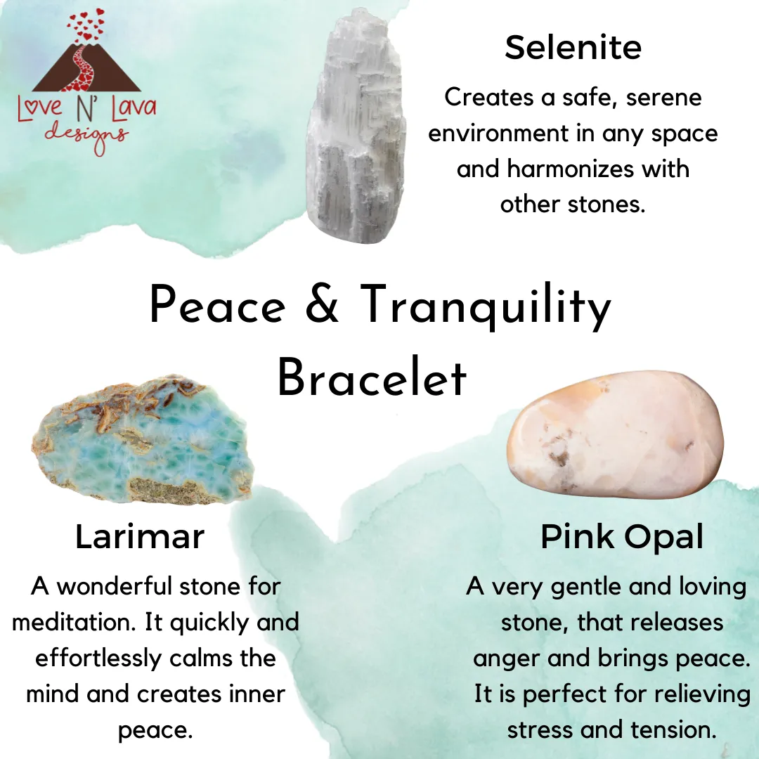 Peace & Tranquility Bracelet (8mm beads)
