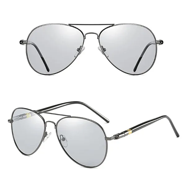 Photochromic Aviator Sunglasses for Men - Stylish  Classy Design