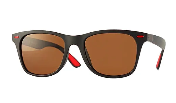 Polarized Brown Beach Sunglasses for Men - Classy Coastal Style