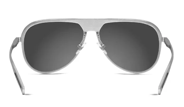 Polarized Silver Aviator Sunglasses for Men - Classy  Luxurious Style