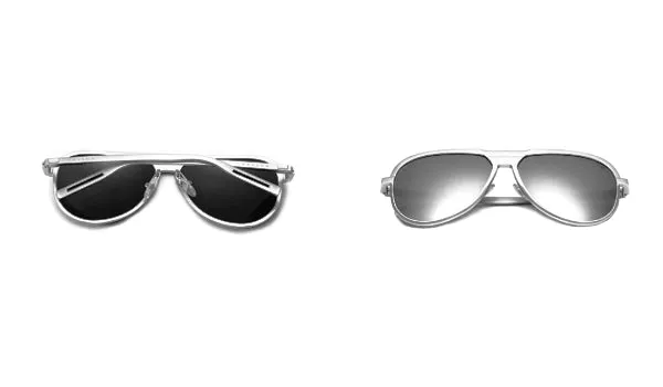 Polarized Silver Aviator Sunglasses for Men - Classy  Luxurious Style