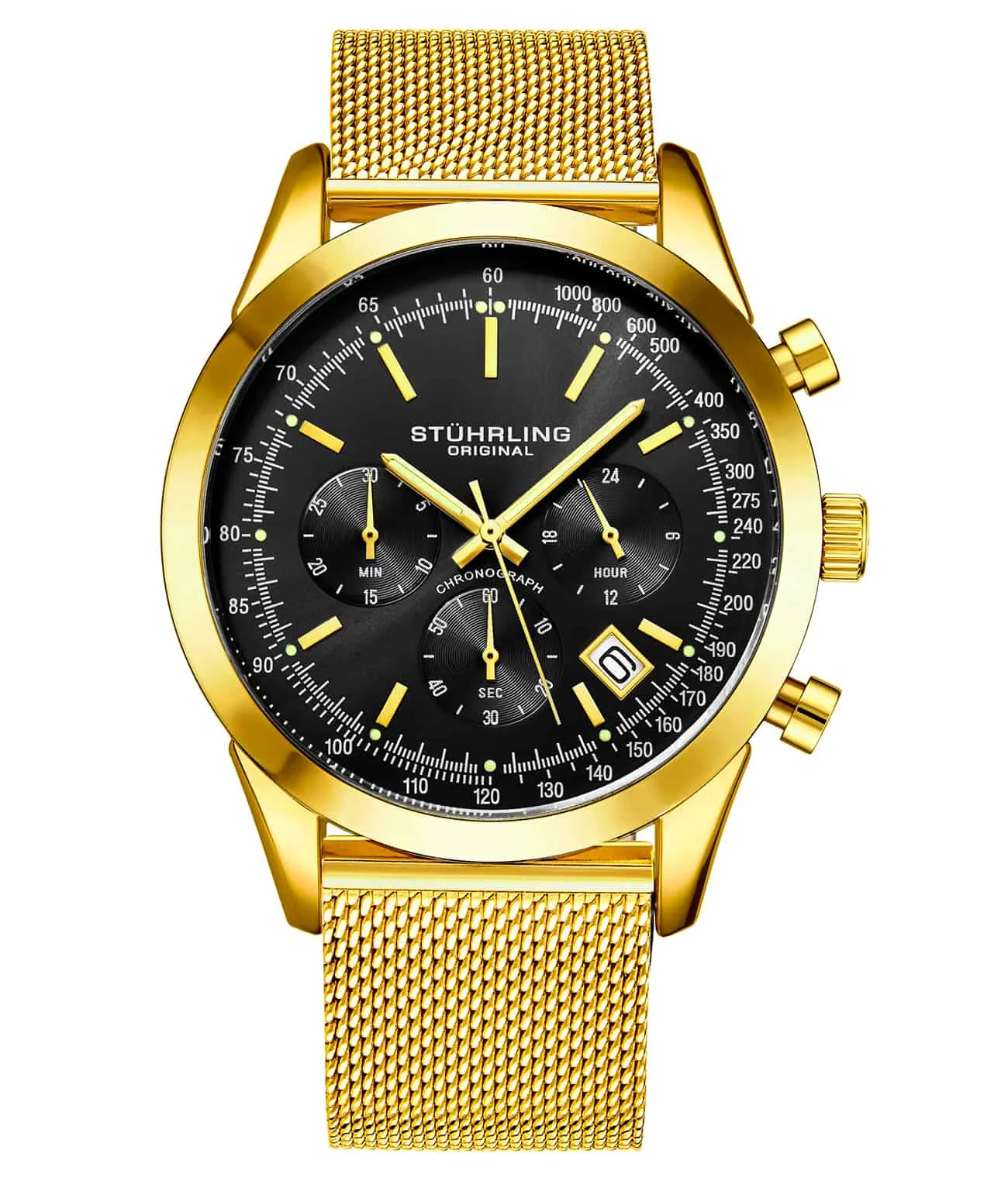 Preston 3975 Quartz 44mm Chronograph