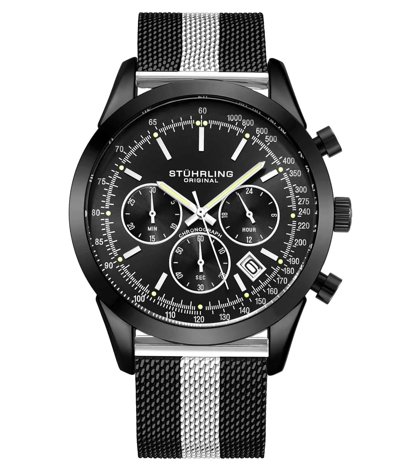 Preston 3975 Quartz 44mm Chronograph