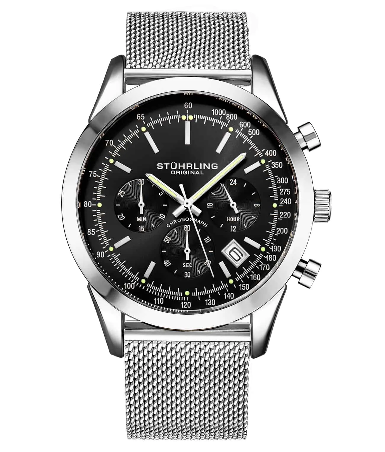 Preston 3975 Quartz 44mm Chronograph
