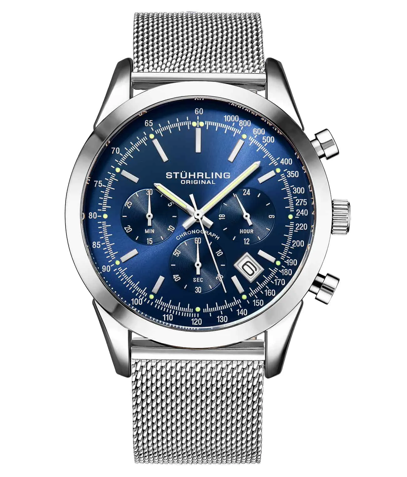 Preston 3975 Quartz 44mm Chronograph
