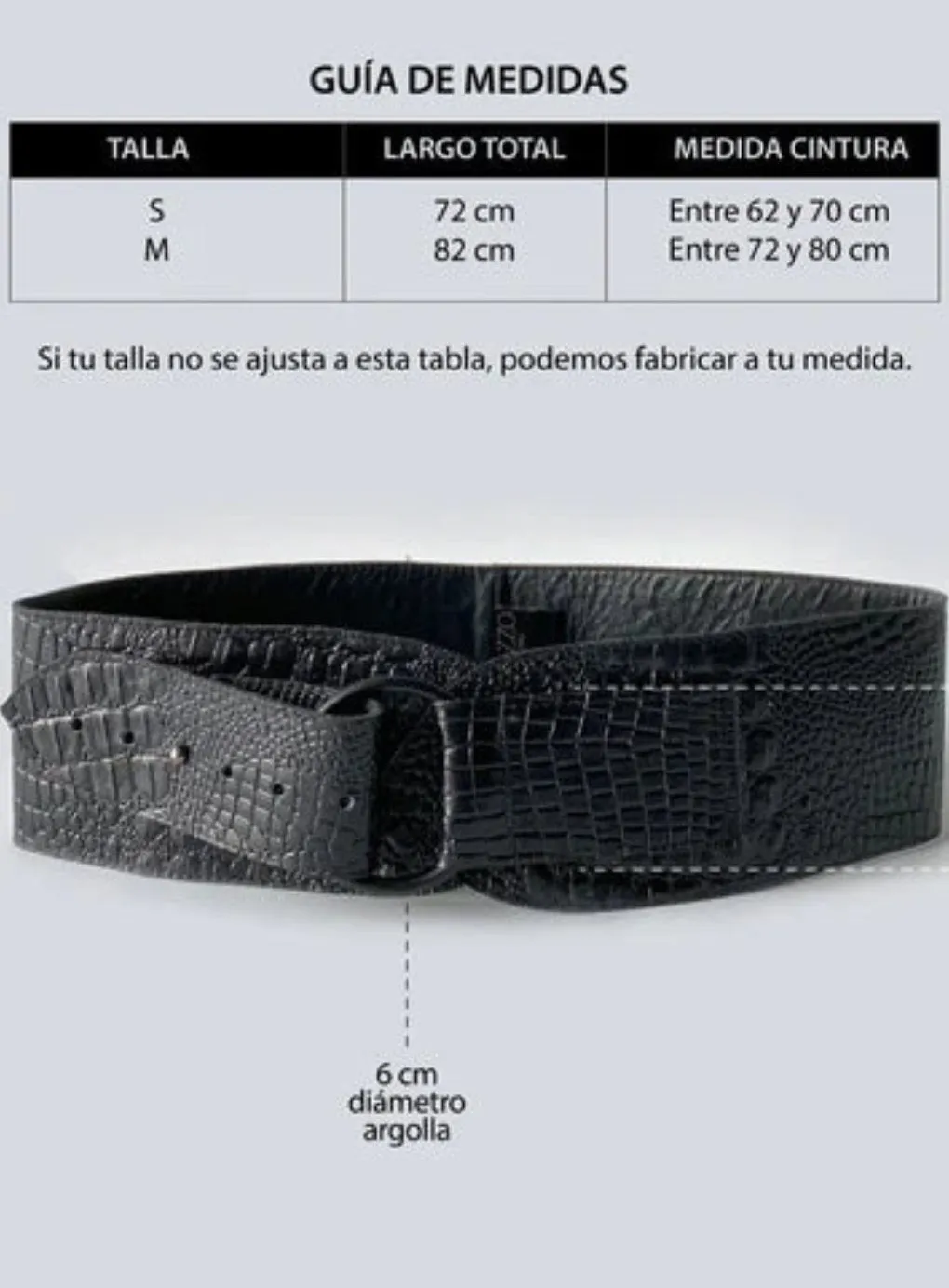 Print Texture Leather Belt