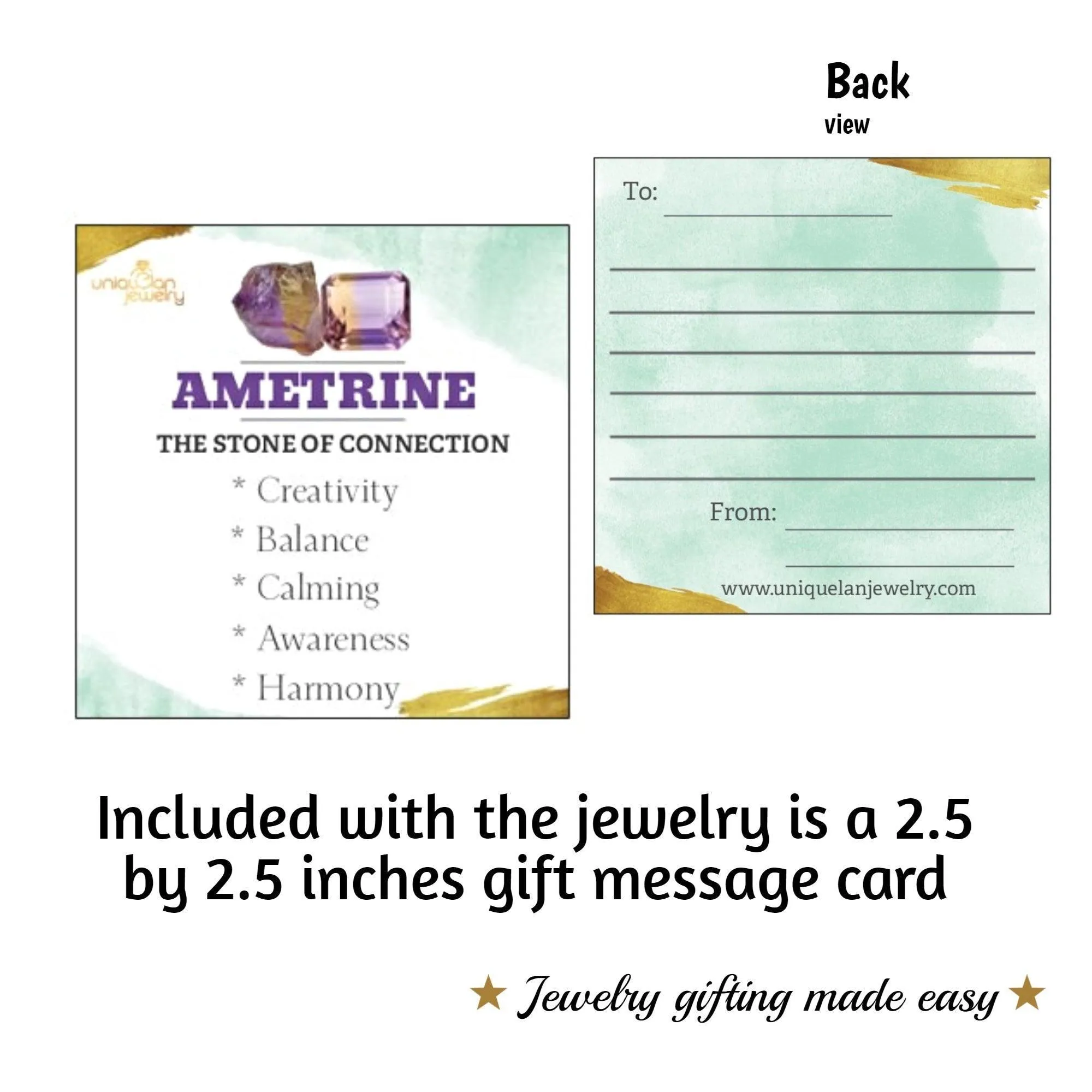 Raw Ametrine Dainty Necklace