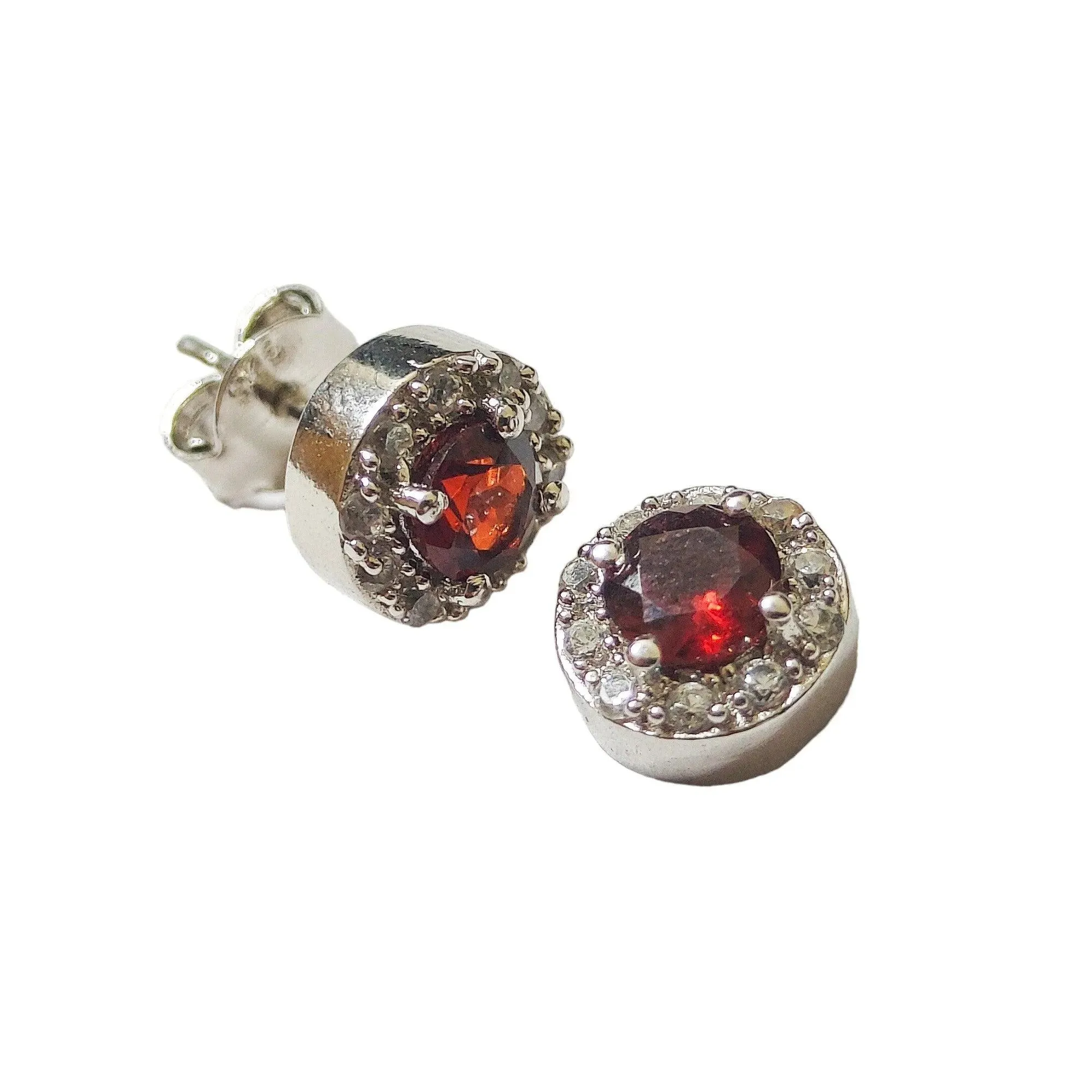 Red Gemstone Pendent Set With Chain for Modern Muses (92.5 Sterling Silver)