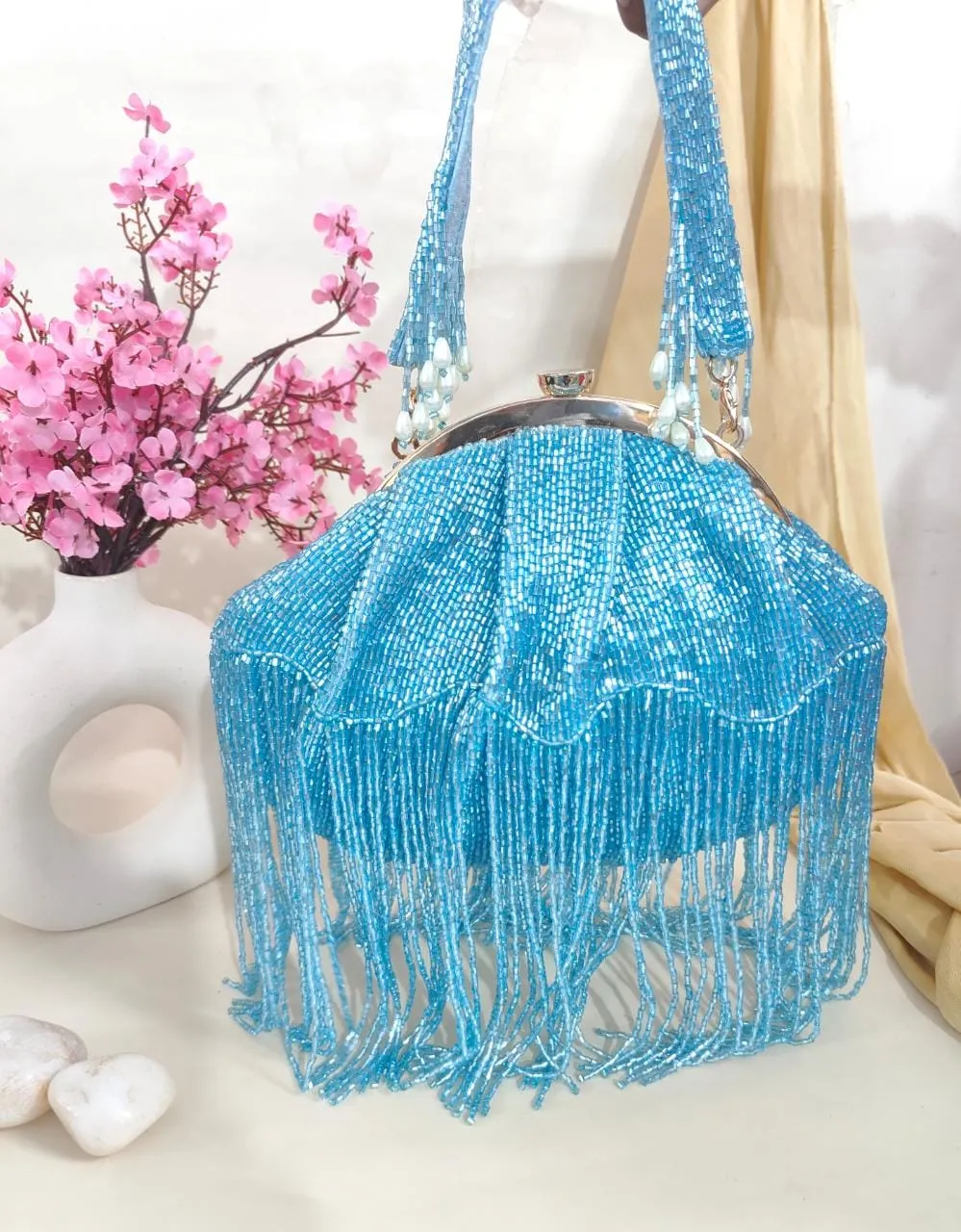 Rihana inspired tasssel clutches