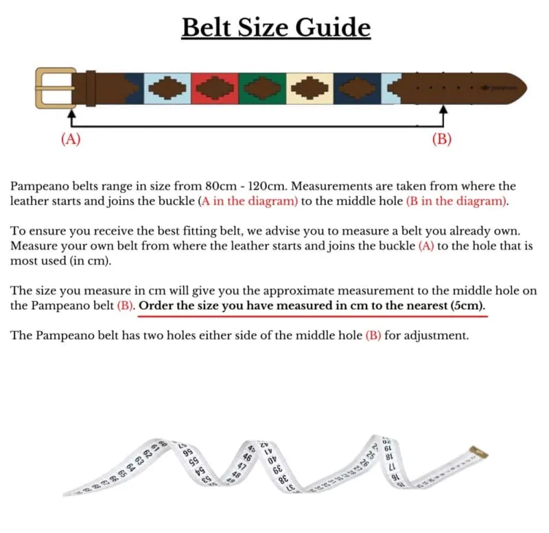 Royal Logistic Corps Leather Lifestyle Polo Belt