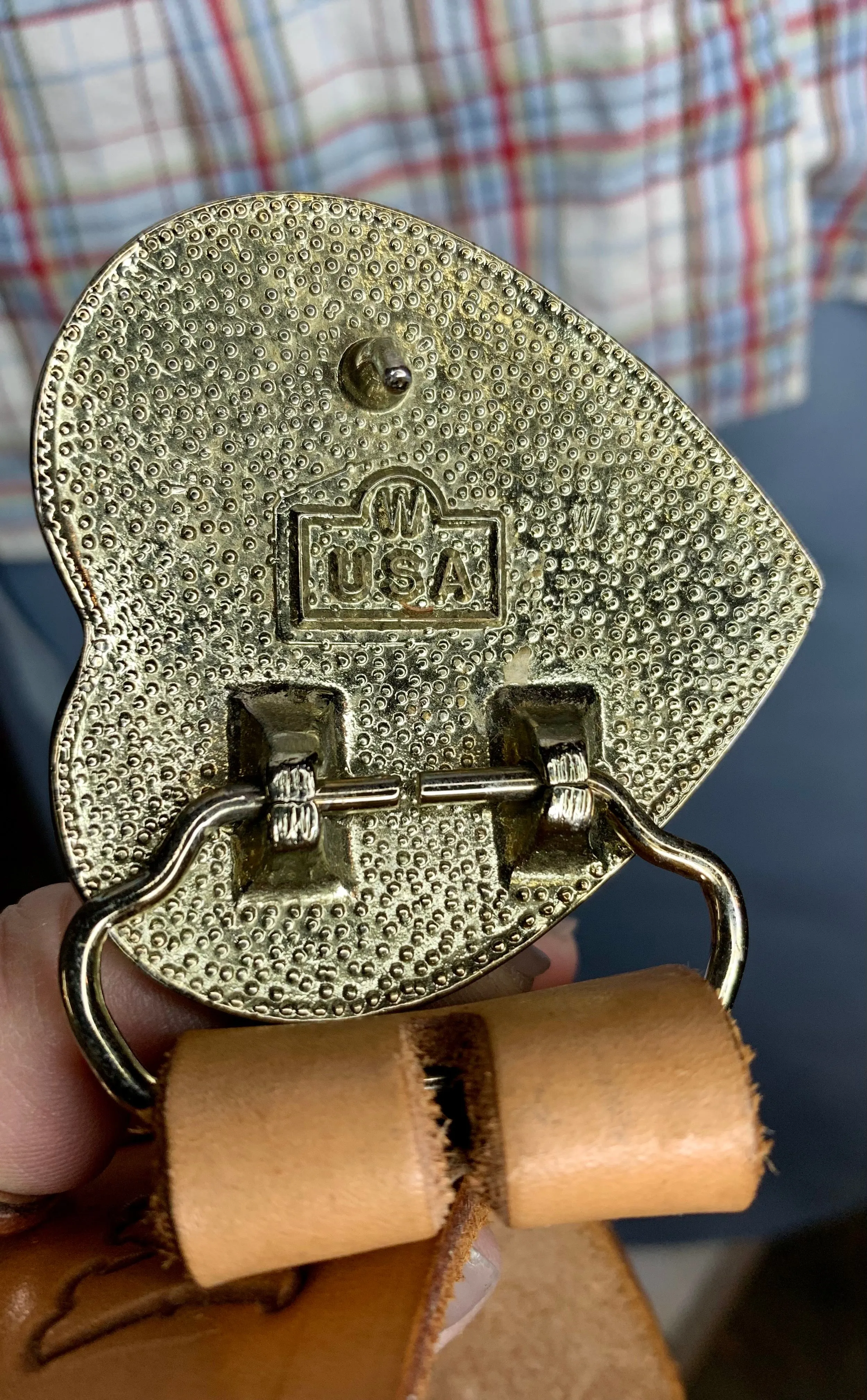 “Sandy” Vintage Western Snap-Back Belt