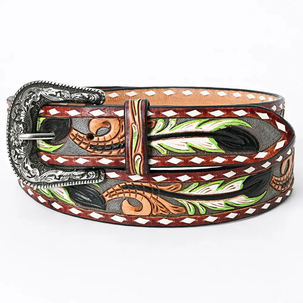 Sawatch Range Hand Tooled Leather Belt