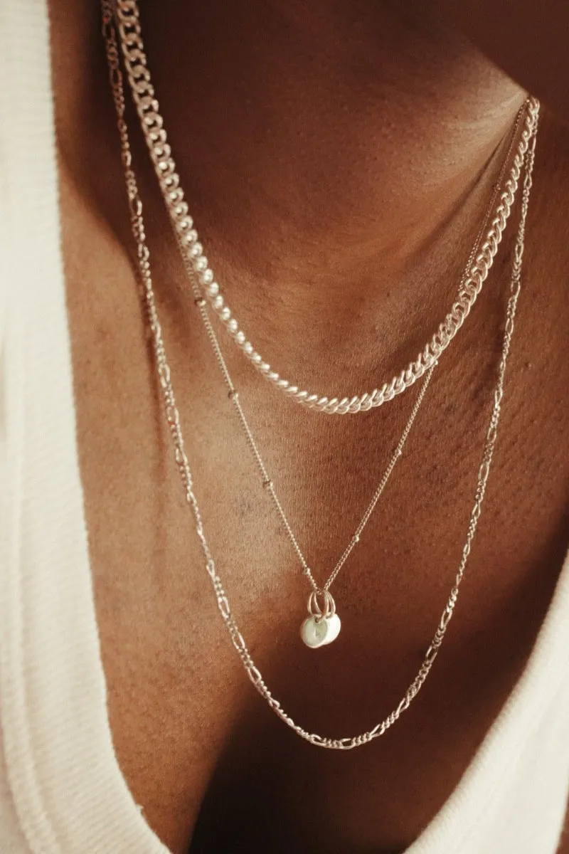 Signature Figaro Necklace - Silver