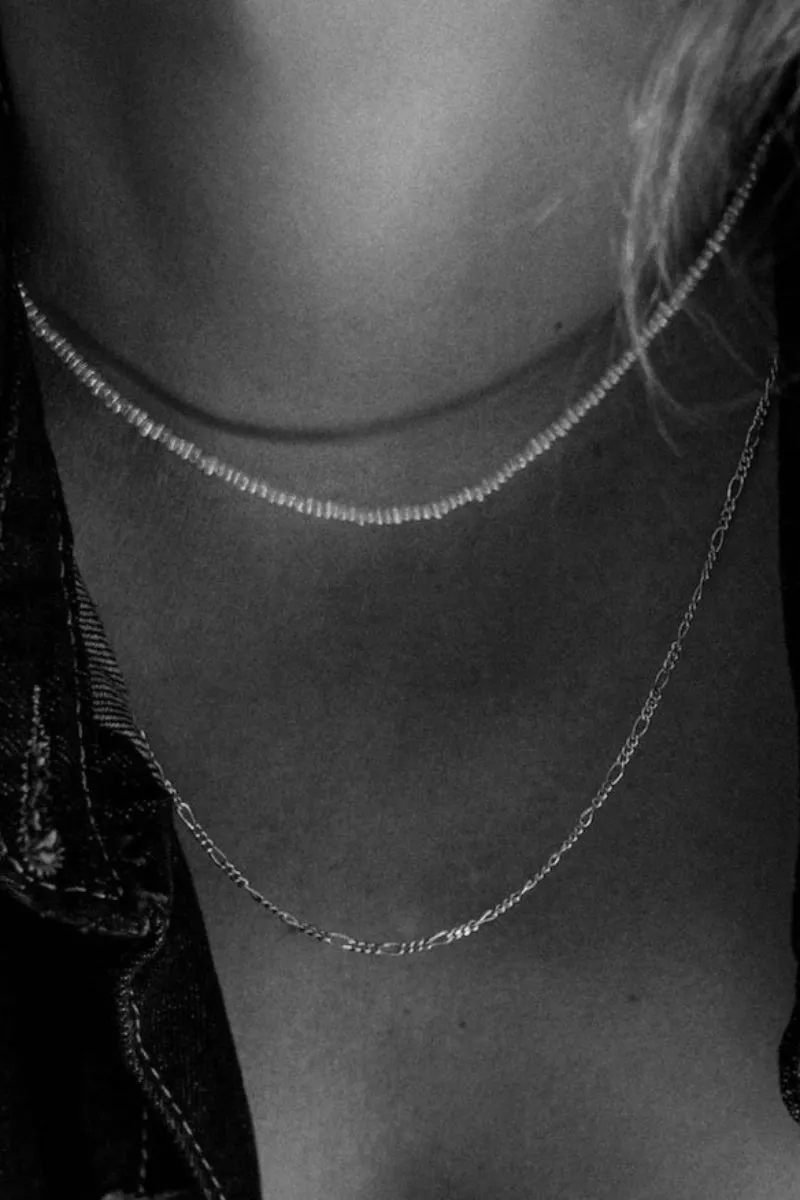 Signature Figaro Necklace - Silver