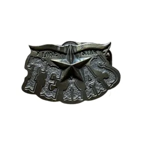 Silver Texas Lonestar Buckle