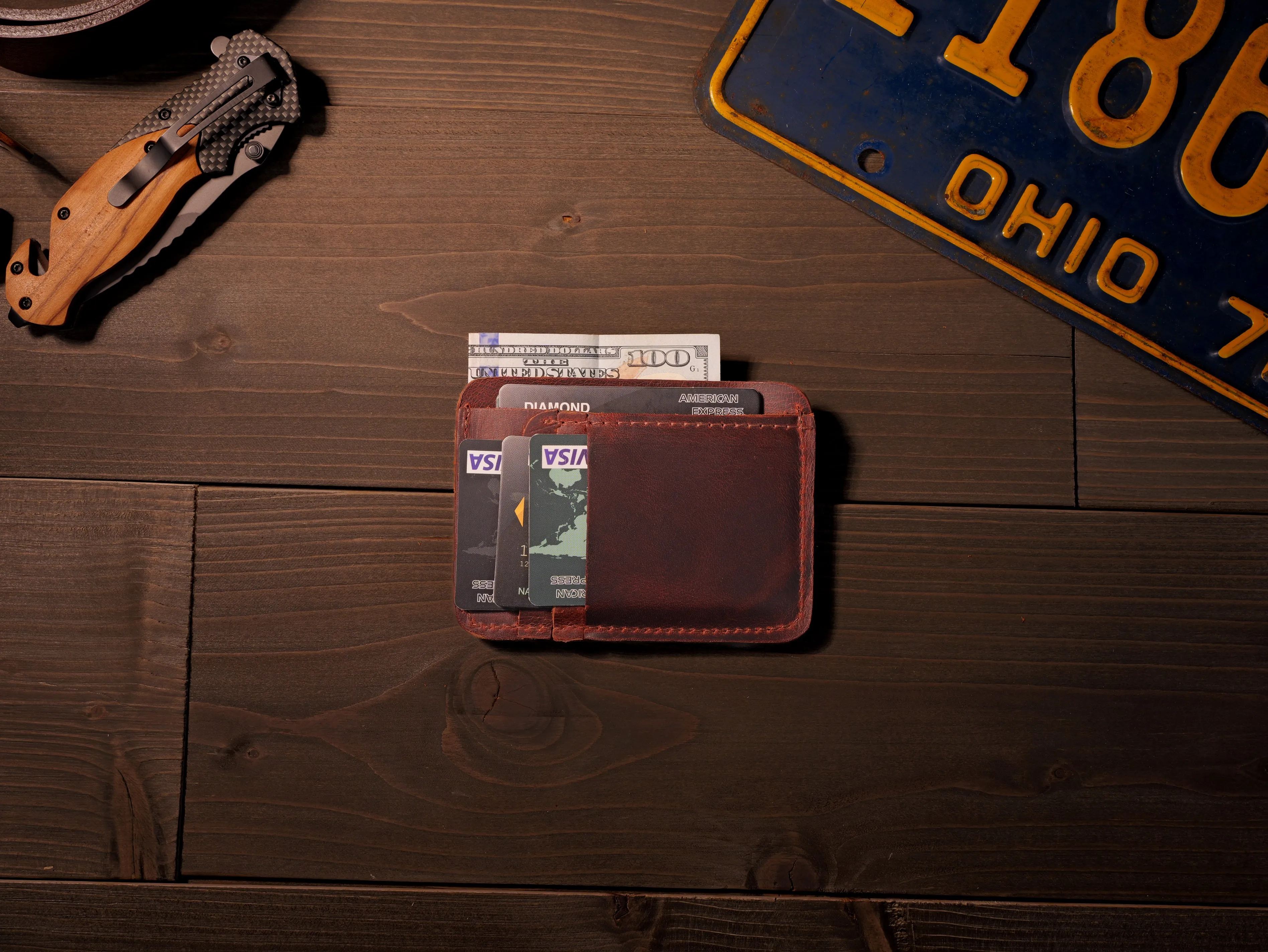 Slim Leather Card Holder