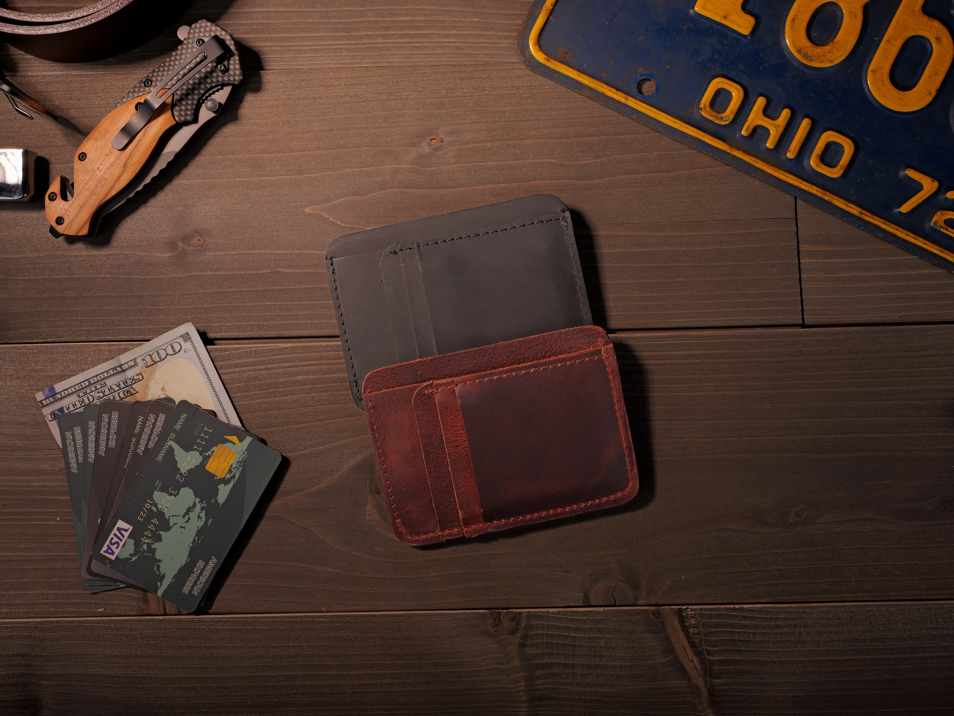 Slim Leather Card Holder