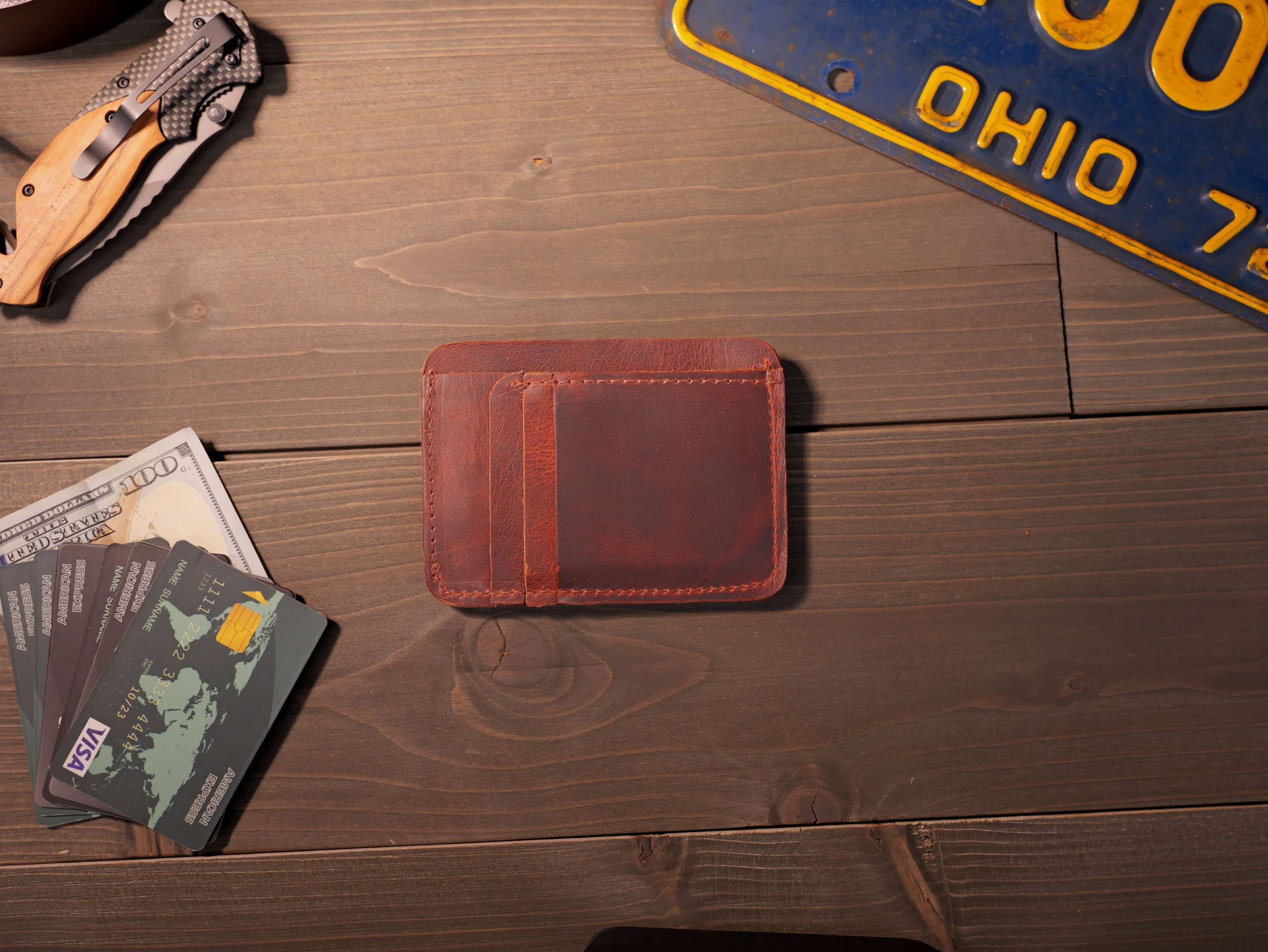 Slim Leather Card Holder