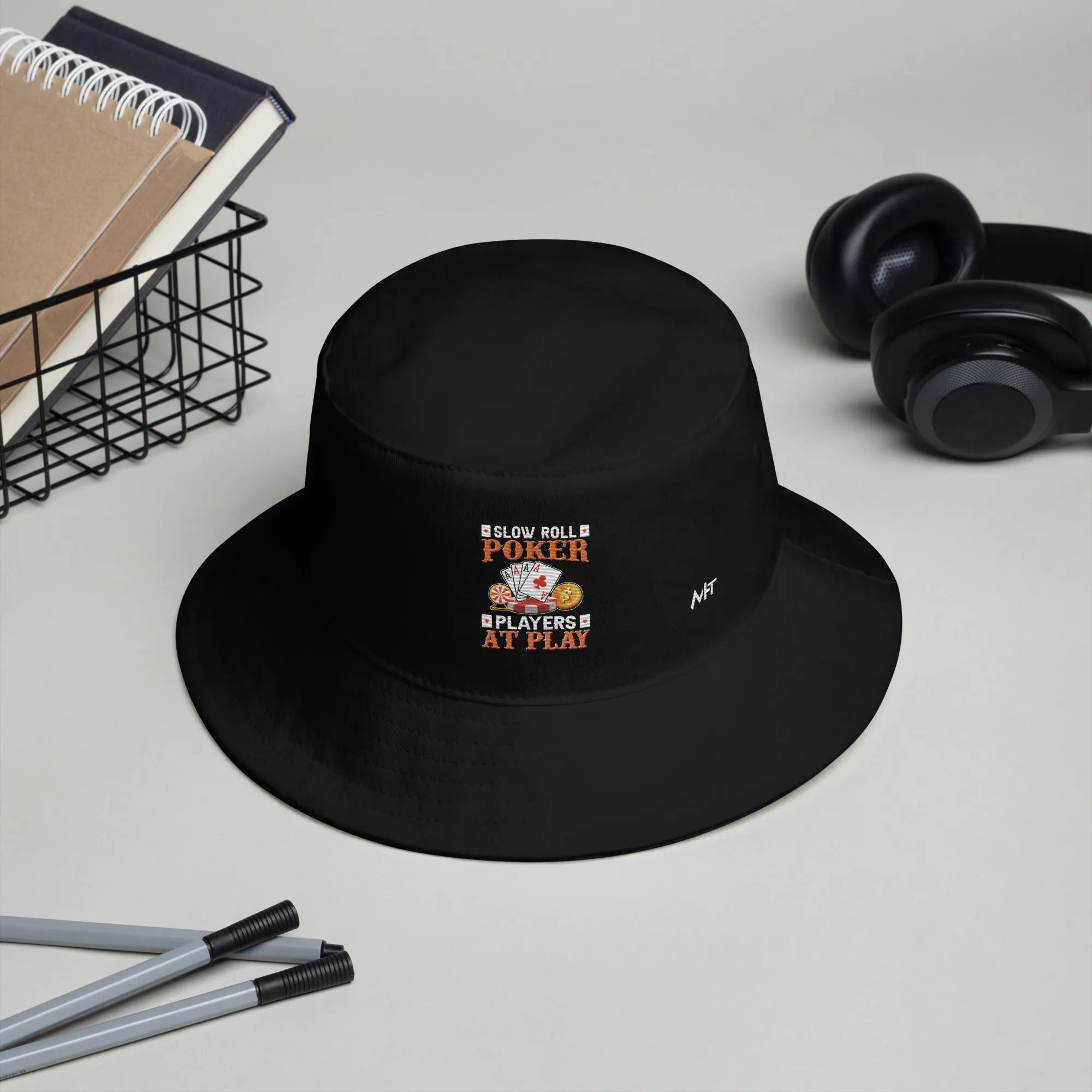 Slow Roll Poker; Players at Play - Bucket Hat