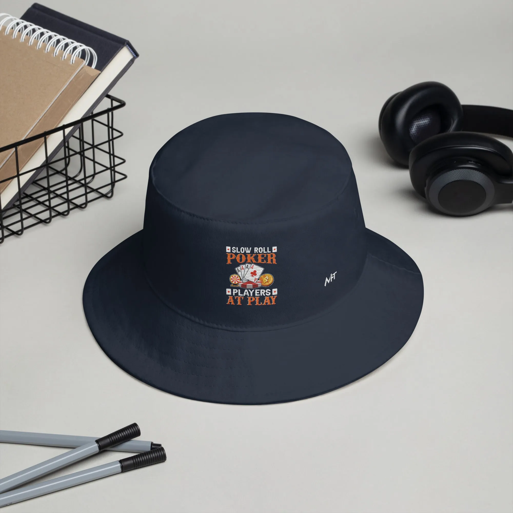 Slow Roll Poker; Players at Play - Bucket Hat