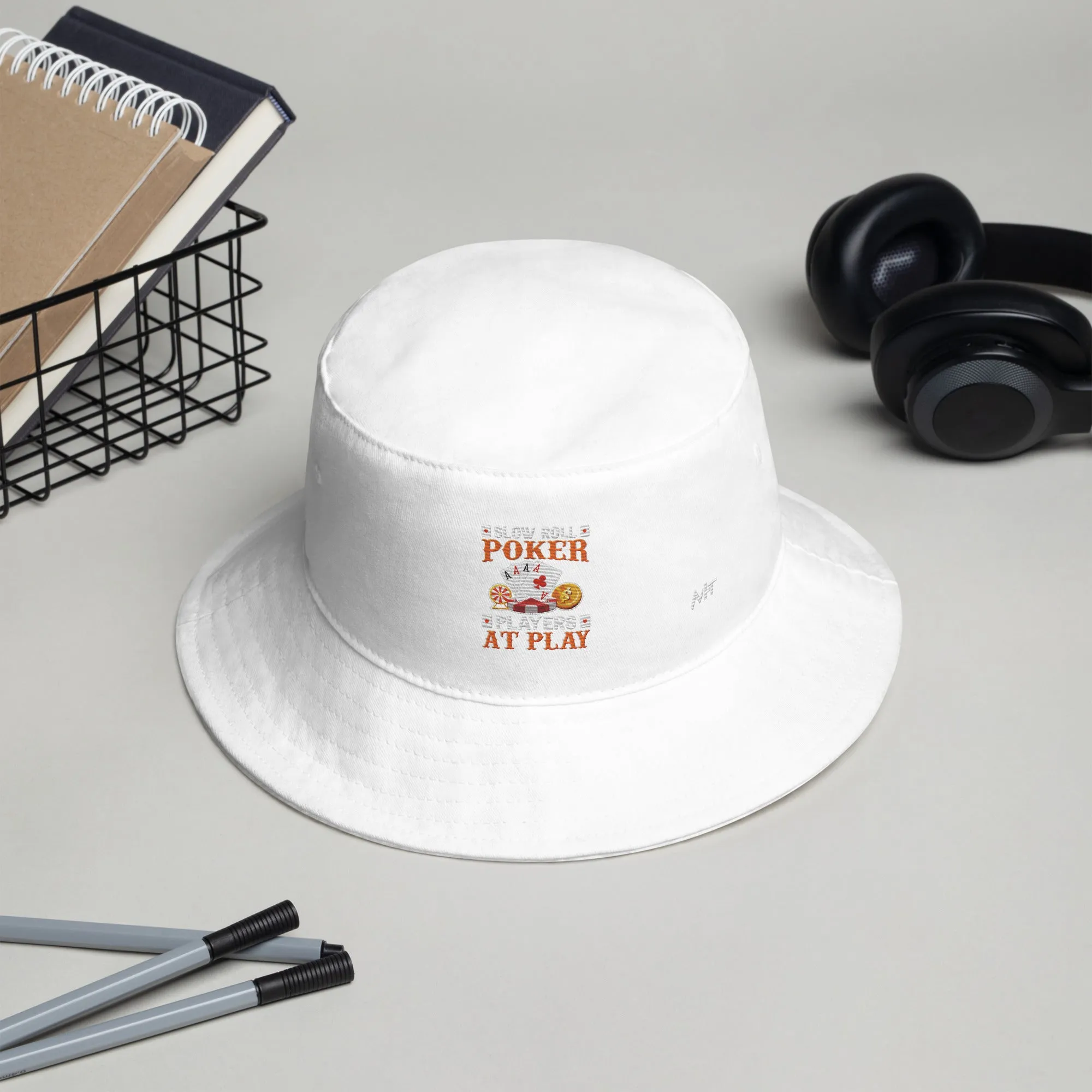 Slow Roll Poker; Players at Play - Bucket Hat