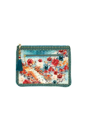 SMALL CANVAS CLUTCH HER HEIRLOOM