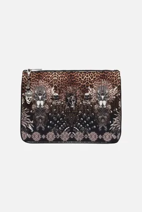 SMALL CANVAS CLUTCH ORDER OF DISORDER
