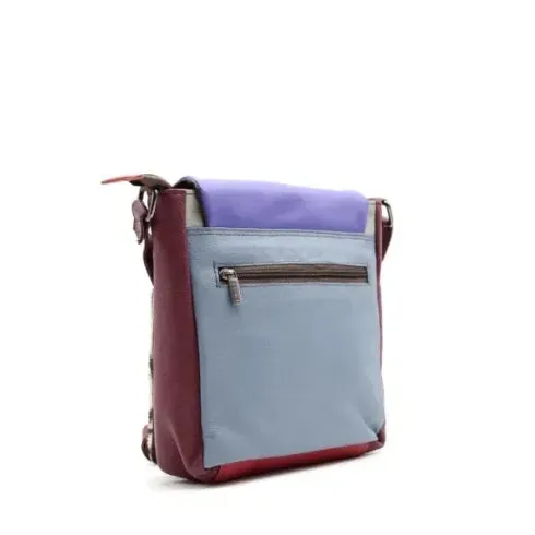 Soruka - Sarah - Mustard & Printed Leather Crossbody/Shoulder Bag (81089)