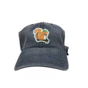Squirrel on a Bird Cap - Blue Denim