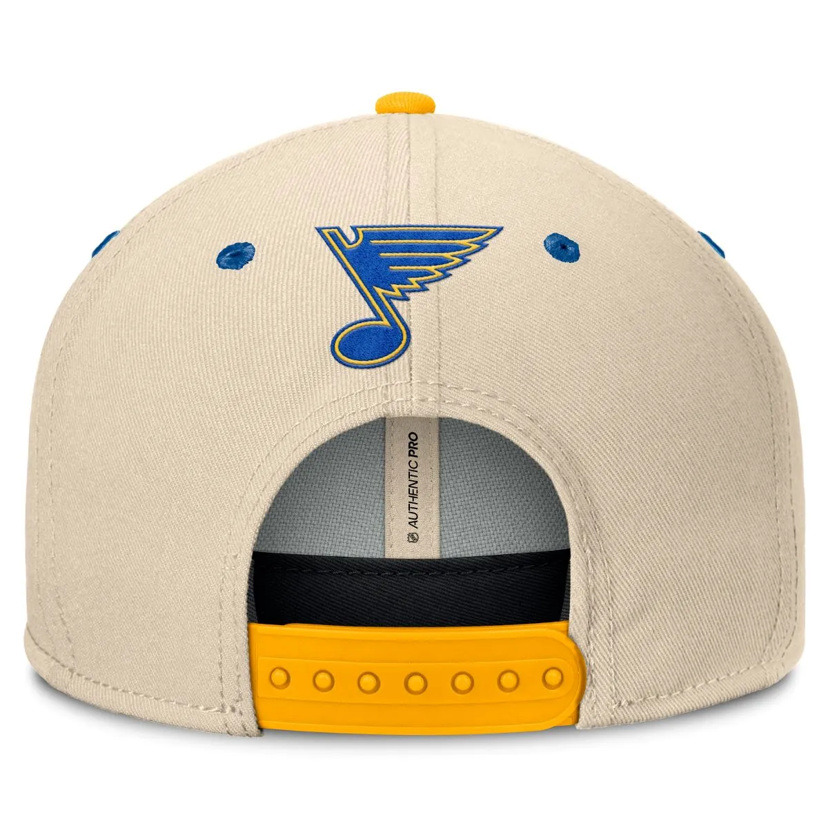 ST. LOUIS BLUES FANATICS AP PATCH WINTER CLASSIC SNAPBACK HAT- BEIGE