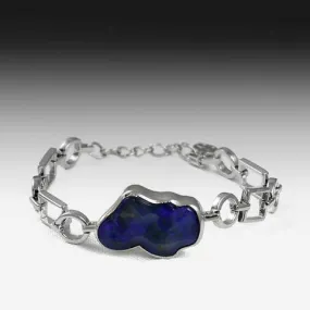 Sterling Silver Black Opal bracelet