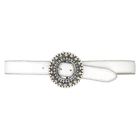 Streets Ahead Ivory Statement Belt