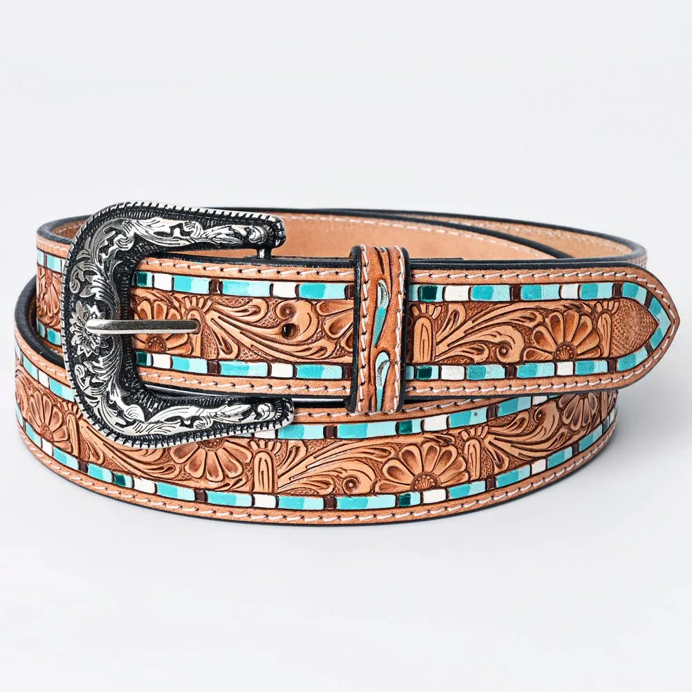 Sublime Hand Tooled Leather Belt