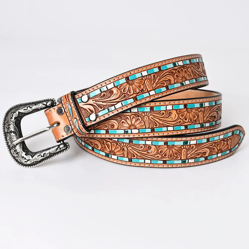 Sublime Hand Tooled Leather Belt