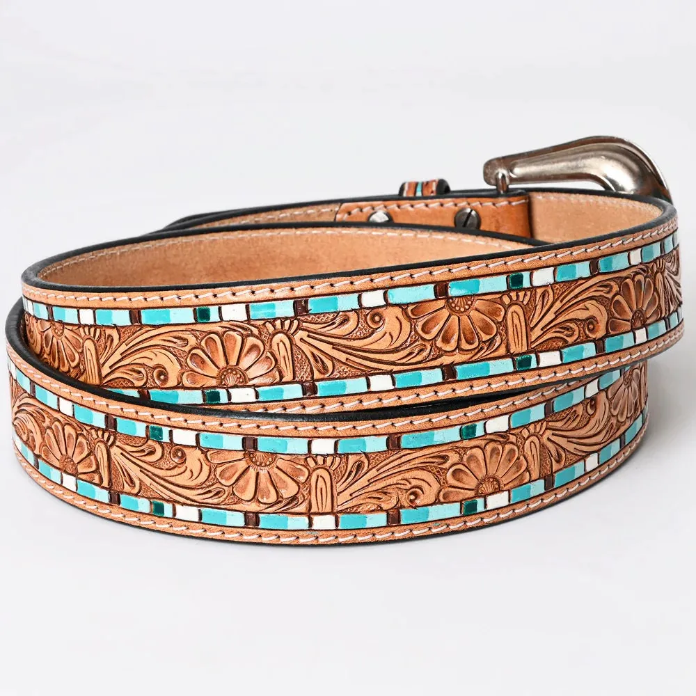 Sublime Hand Tooled Leather Belt
