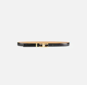 Synthetic material belt with 3D logo
