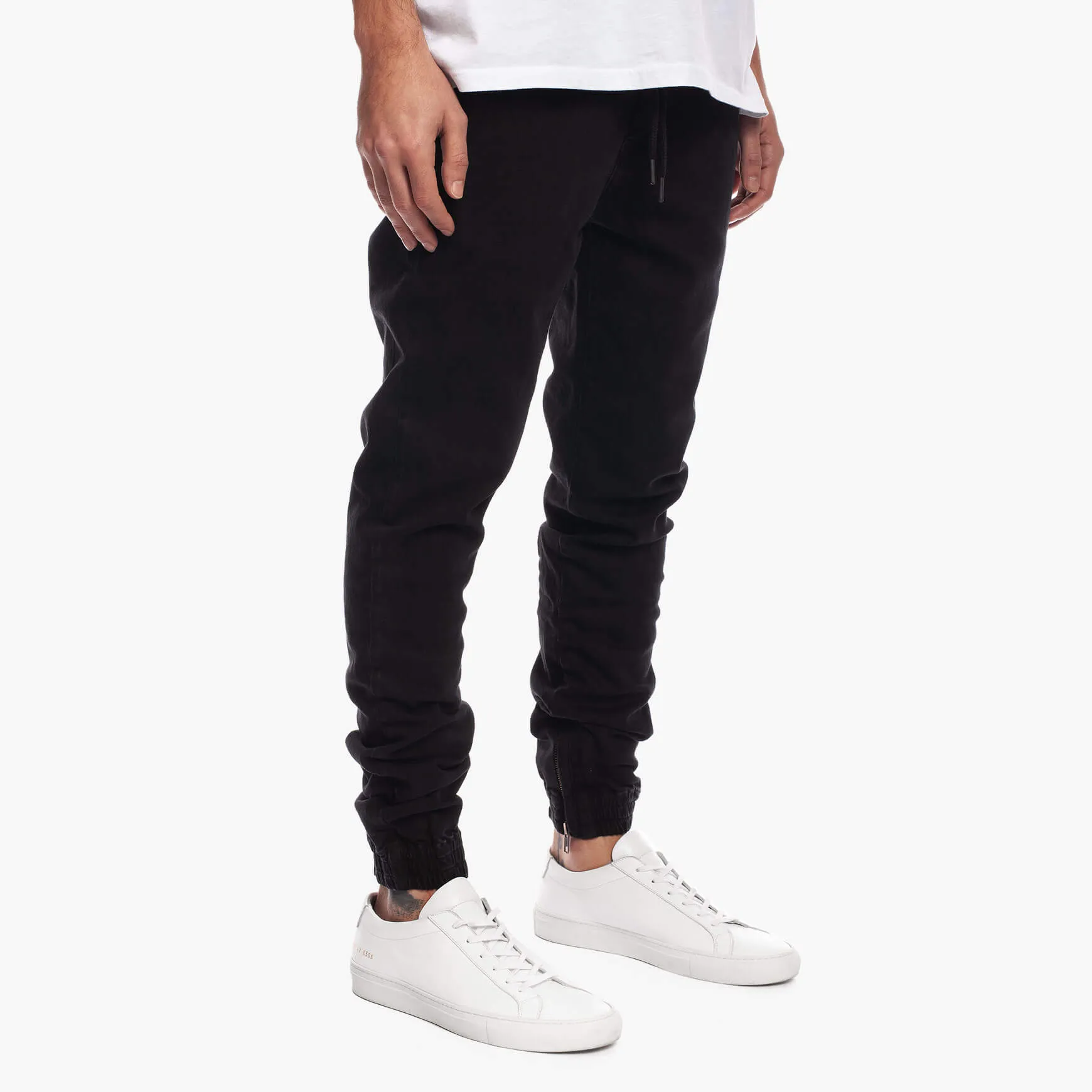 Tactical Denim Jogger Black