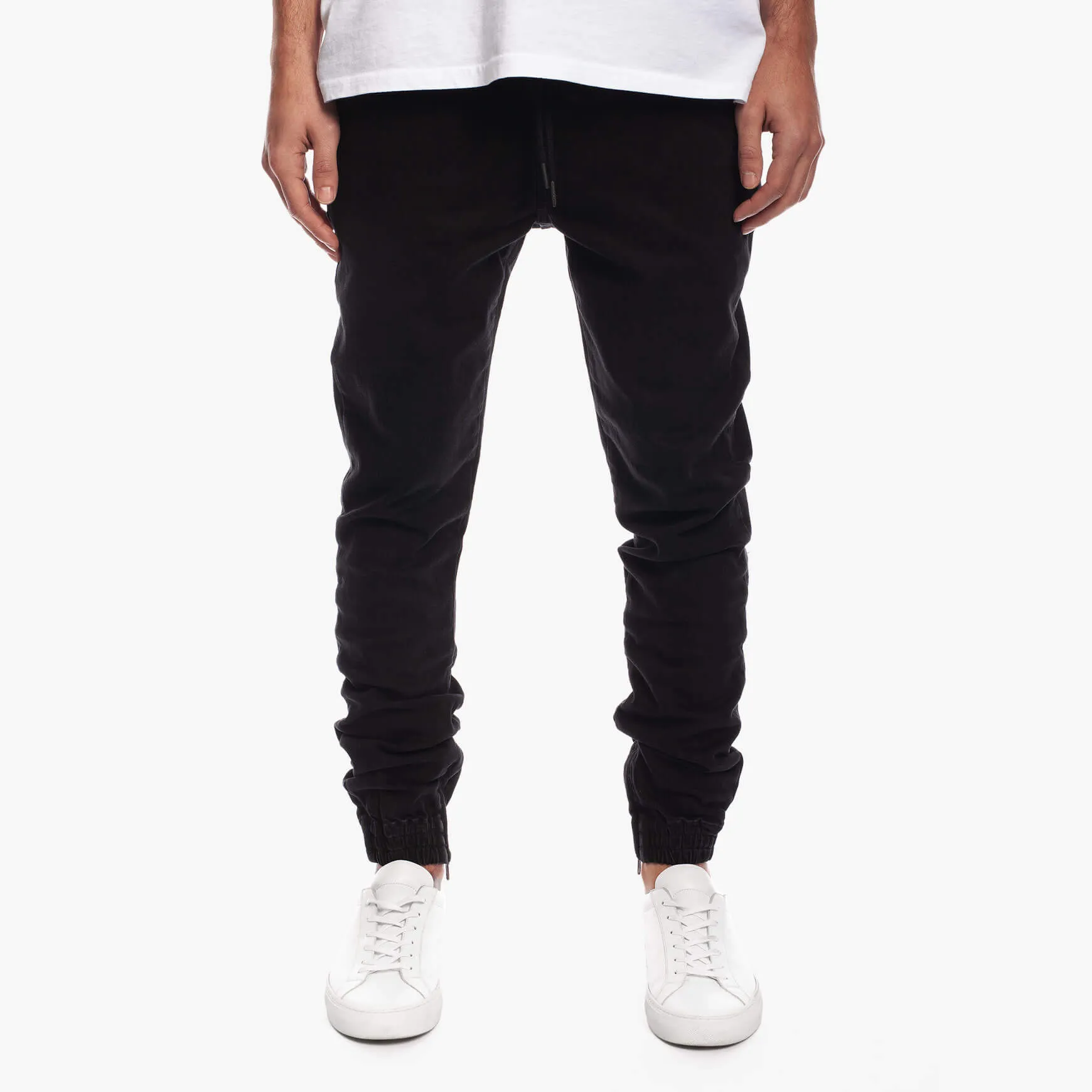 Tactical Denim Jogger Black