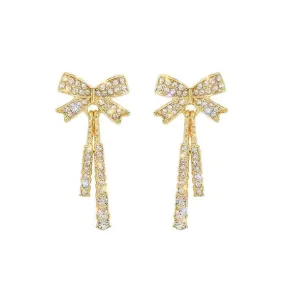 The Diamanté Tassel Earring