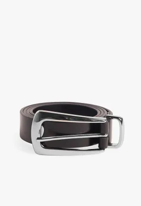 The Statement Belt - Black / Nickel