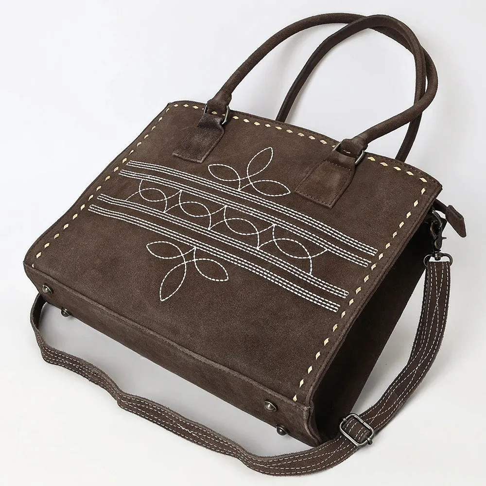 The Whitney Suede Leather Tote Bag