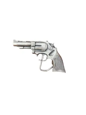 Vintage 1978 Indiana Metal Craft Revolver Belt Buckle
