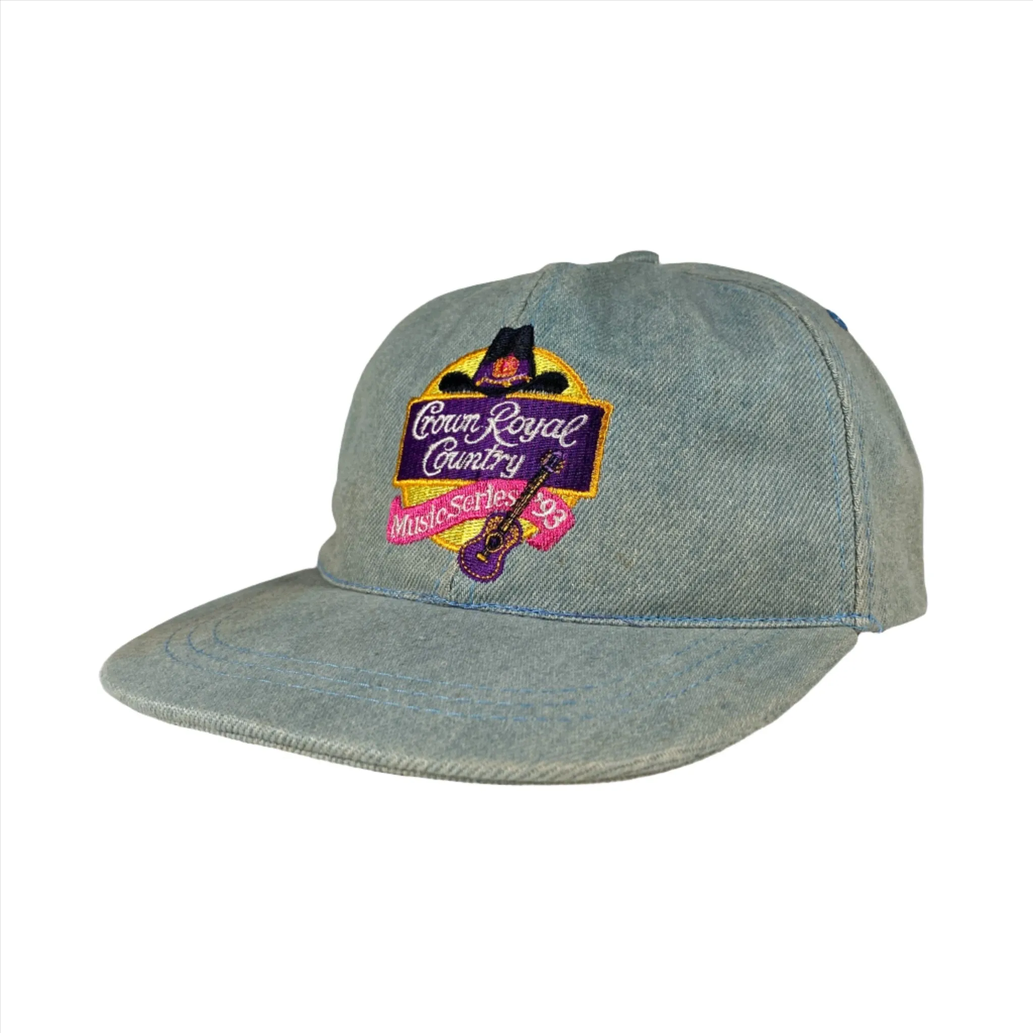 Vintage 1993 Crown Royal Country Music Series Faded Hat