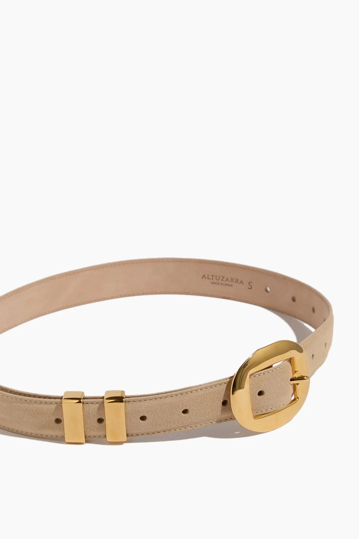 Vintage Brass Belt in Light