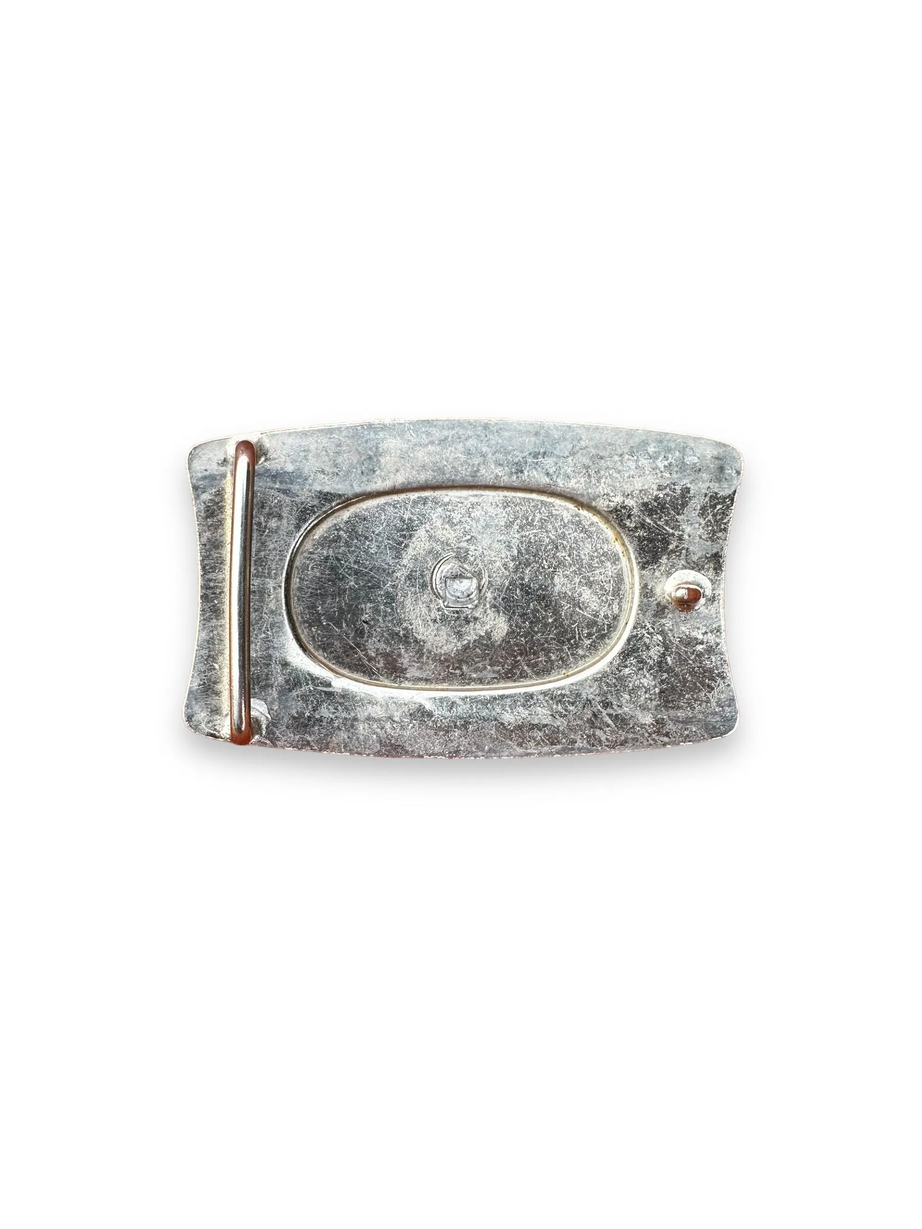 Vintage Covered Wagon Belt Buckle
