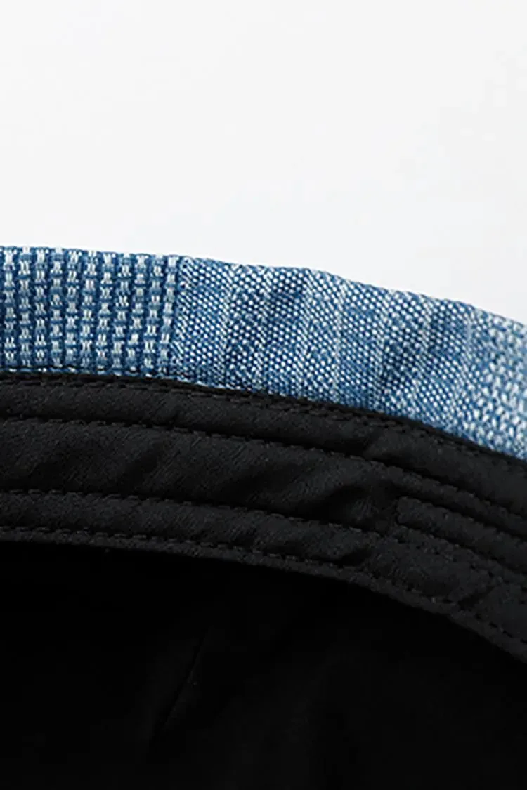 Vintage Denim Beret Hat