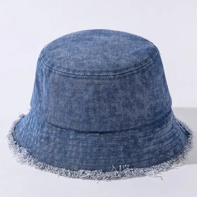 Vintage Denim Bucket Hat